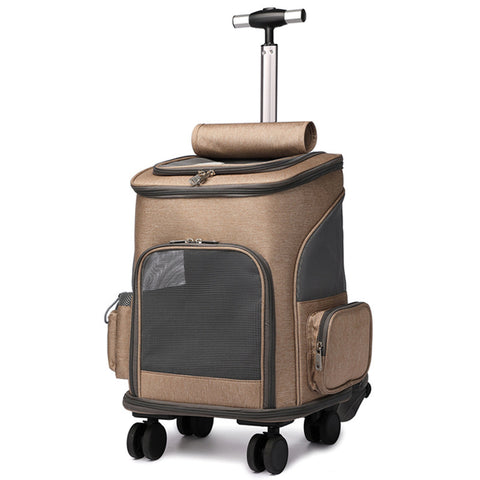 Folding Trolley Pet Backpack