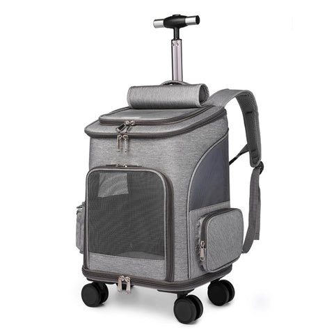 Folding Trolley Pet Backpack
