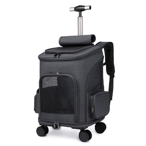 Folding Trolley Pet Backpack