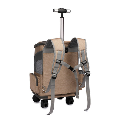Folding Trolley Pet Backpack