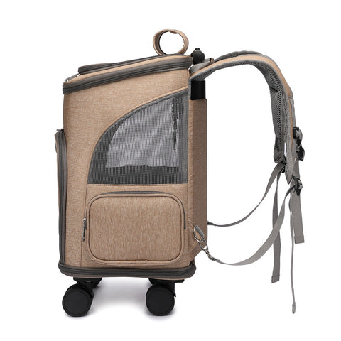 Folding Trolley Pet Backpack
